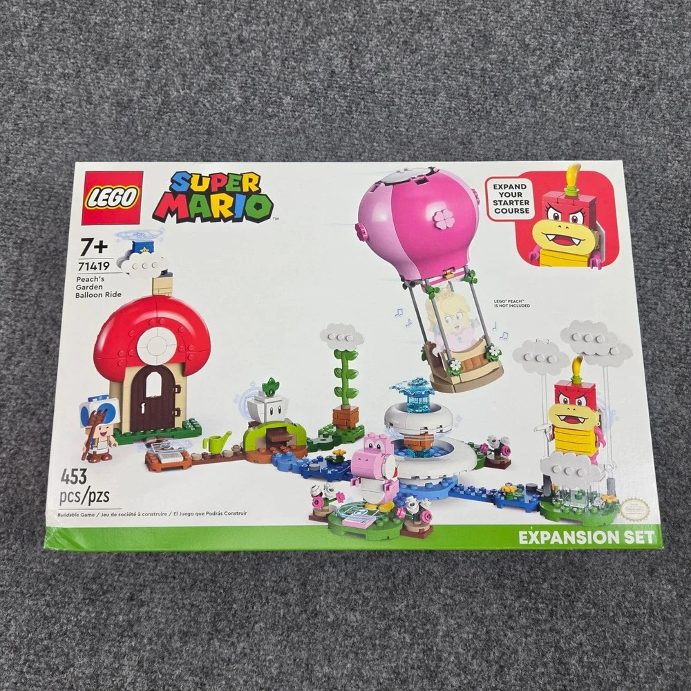 LEGO Super Mario Peachs Garden Balloon Ride 71419 Set Multicolor Expansion Pack